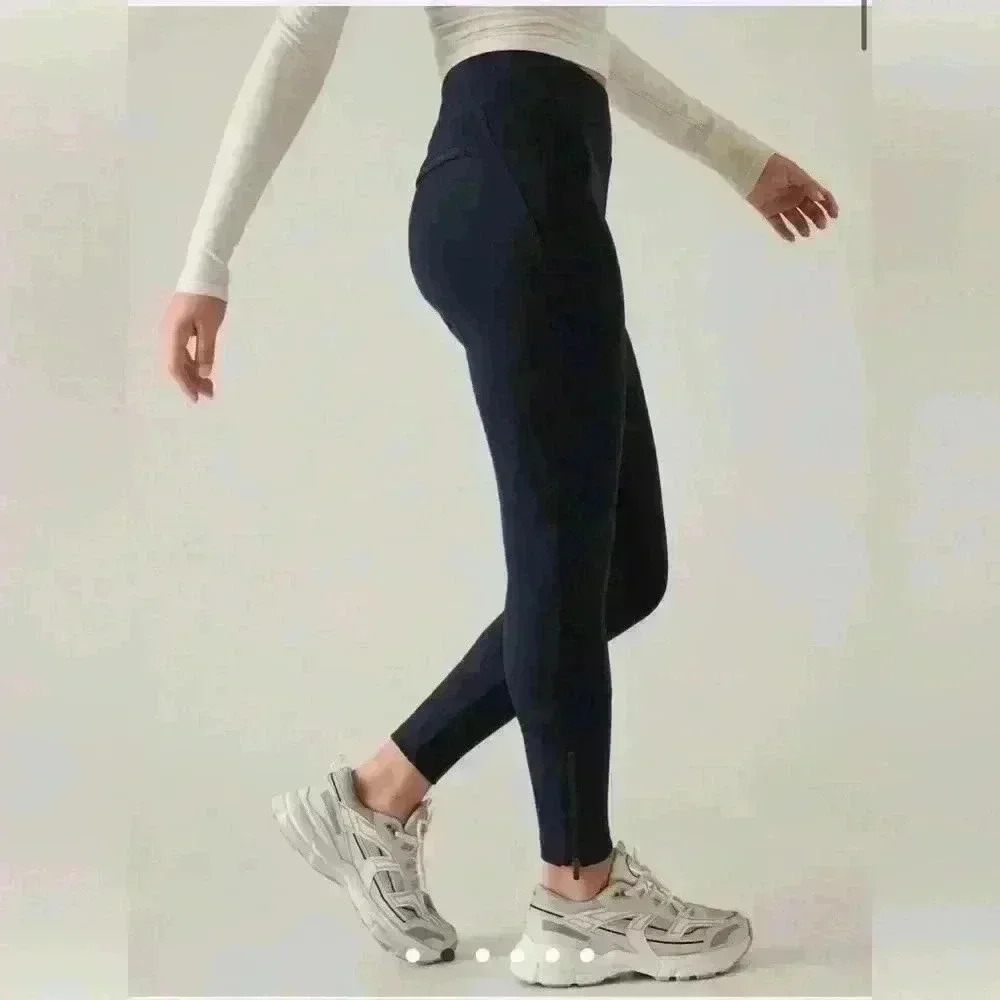 Athleta DELANCEY SKYLINE TIGHT, Navy, small - Picture 2 of 4